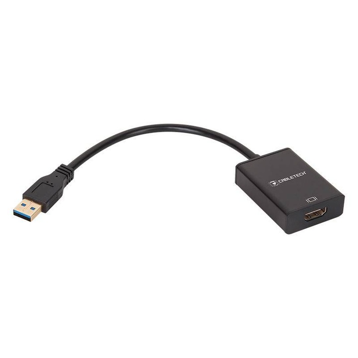 Адаптер USB 3.0 мъжки - HDMI женски 1920 x 1080 Cabletech