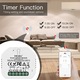 Интелигентен превключвател Zigbee 3.0 Moes, скрит, 1 канал, без неутрален, 2-посочен превключвател