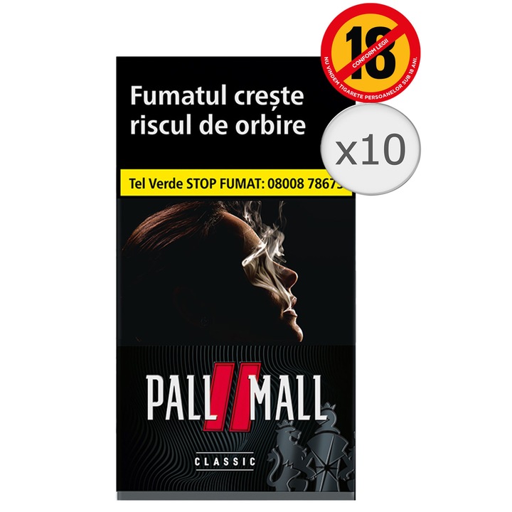 Cartus Pall Mall Clasic Black 100's