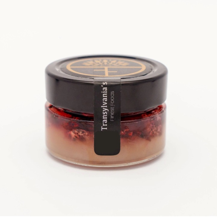 Miere cu zmeura, 130g, Transylvania's Finest Foods