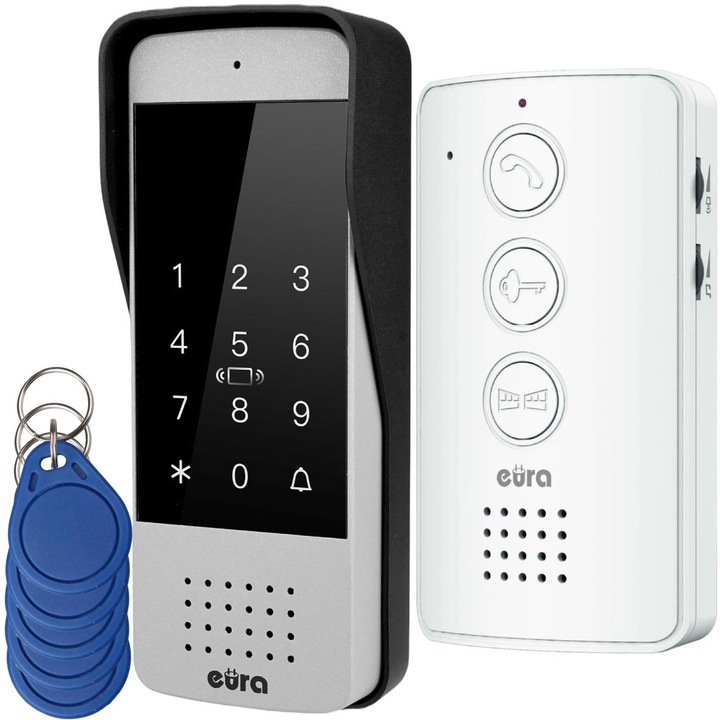 EURA ADP-34A3 kaputelefon, beléptető, fehér