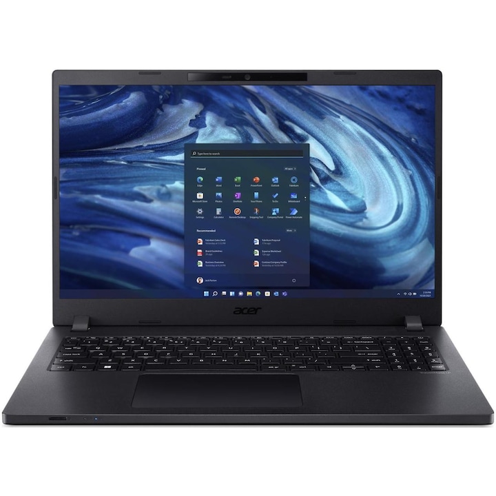 Acer TravelMate P2 TMP215-54 laptop, 15,6", Intel® Core™ i5-1235U, 8 GB RAM, 512 GB SSD, Windows 11 Pro, fekete