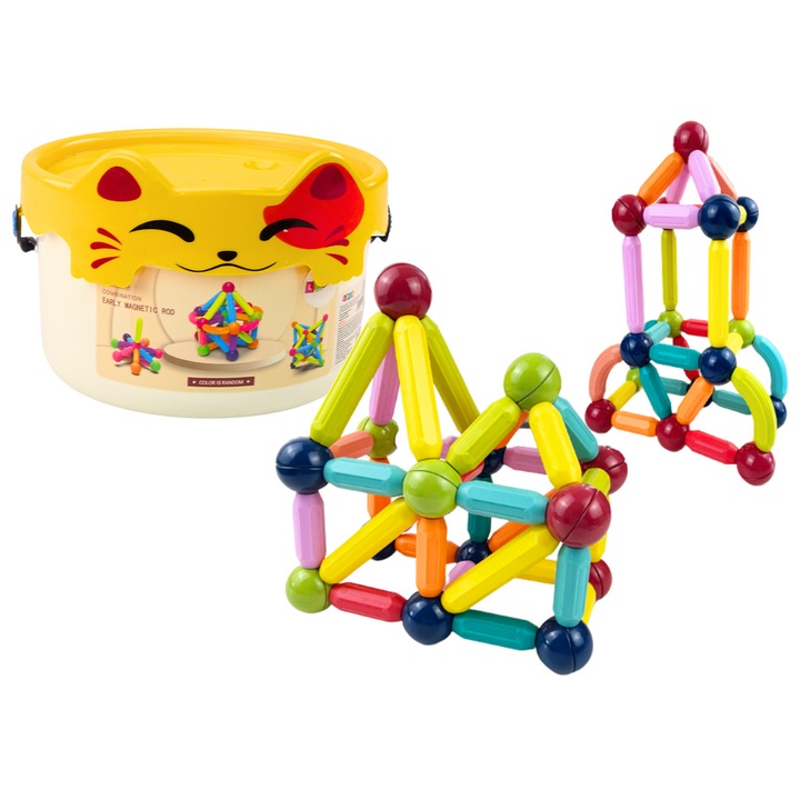 Комплект, Lean Toys, 56 части, многоцветен
