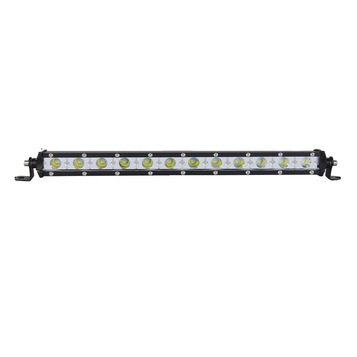 Bara LED, iluminare puternica, 180W, 6000K alb, 13 inch, aluminiu, -40-85°C
