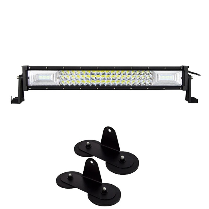 Bara de lumina LED, 22inch 270W, luminozitate ultra, magnificatie 50X-1200X, conectivitate PC, constructie din aluminiu, 1080P, multicolor, IP67