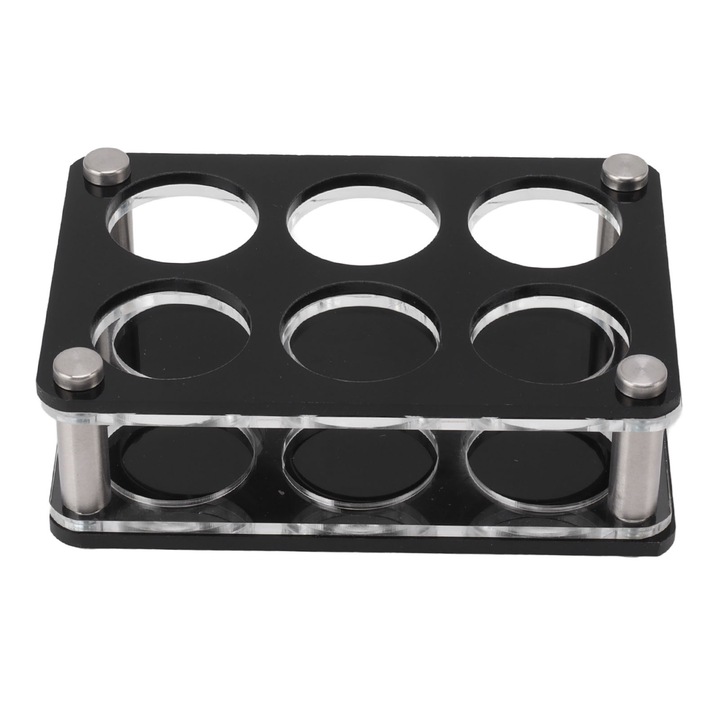 Jormftte Akril Bortartó, Ütésálló, Pohártartóval, 2x3, Átlátszó