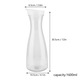 Carafa QttvbTna, Transparent, 1600ml, 6.5x10.5x30.5cm