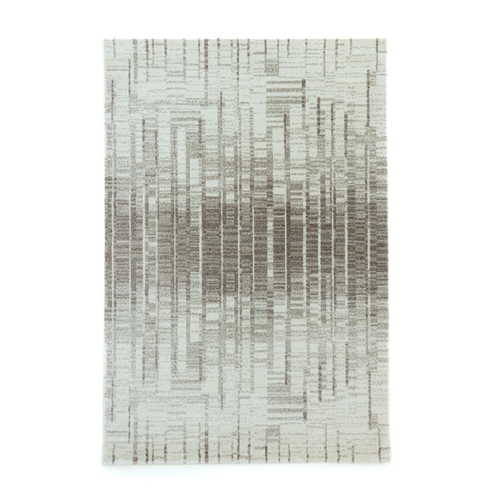 Covor Carpeta sintetic, Colectia Matrix 1170-1-18453, Gri/Maro, design Modern 160x230 cm