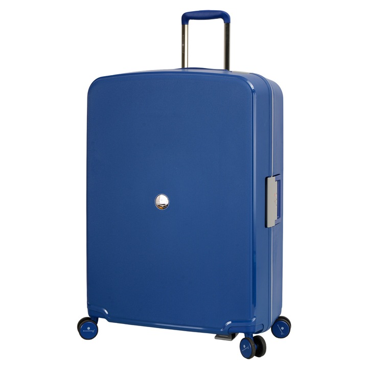 Troler Mare Snowball, Inchidere cu Clapeta, Polipropilena, Cifru TSA, SW37103, 78 cm, Bleumarin