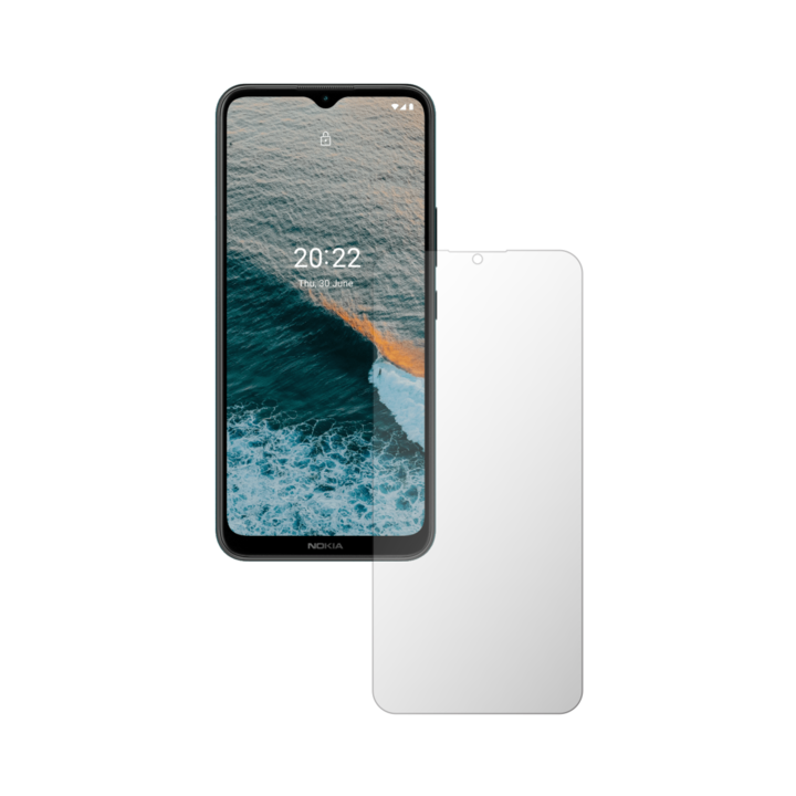 ISkinz Самовъзстановяващо се защитно фолио за екран за Nokia C21 Plus - пълно изрязване, невидим Skinz UHD, ултра-прозрачен силикон с пълно покритие, пълно покритие на дисплея, лепило и гъвкавост