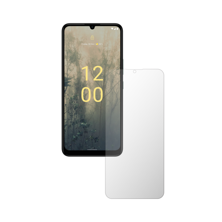 Комплект от 2x iSkinz протектор за екран за Nokia C31 - пълно изрязване, невидим Skinz HD, ултра-прозрачен силикон с пълно покритие, залепващ и гъвкав