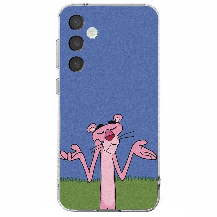 Husa compatibila cu Samsung Galaxy S23 Plus, Viceversa, model Dunno The Pink Panther, Silicon, TPU