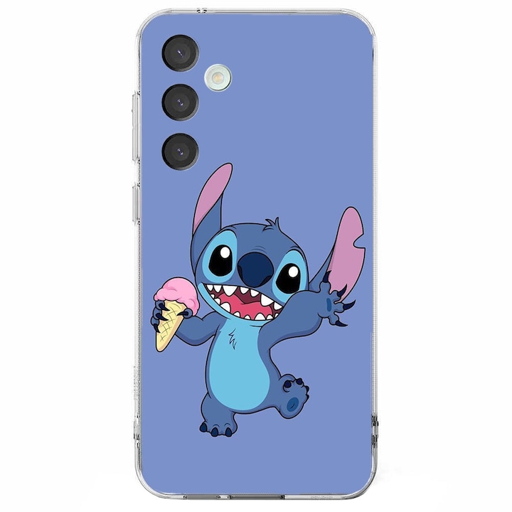 Tok kompatibilis a Samsung Galaxy A34 5G, Viceversa, I love fagylalt Lilo & Stitch modellel, szilikonnal, TPU-val