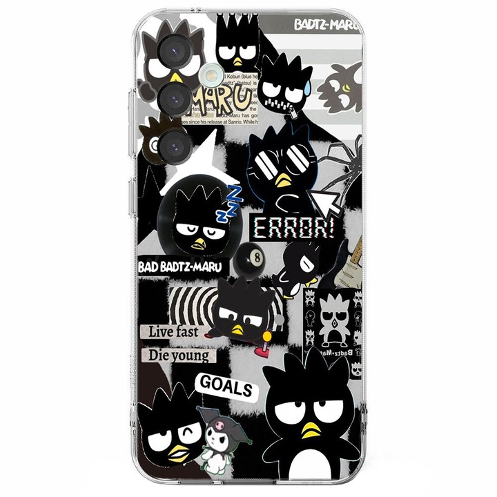 Husa compatibila cu Samsung Galaxy S23 Plus, Viceversa, model Life goals Badte-maru Hello Kitty, Silicon, TPU