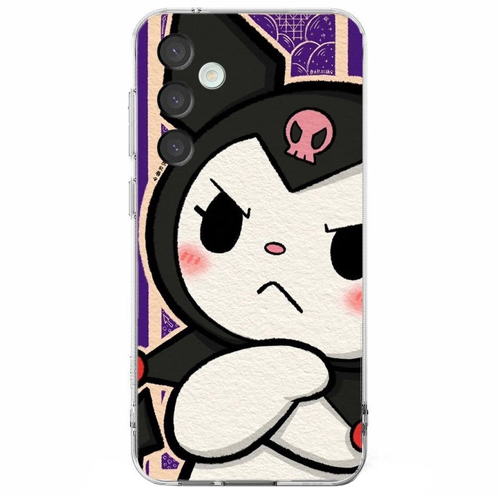 Husa compatibila cu Samsung Galaxy S23, Viceversa, model Mad Kuromi Hello Kitty, Silicon, TPU