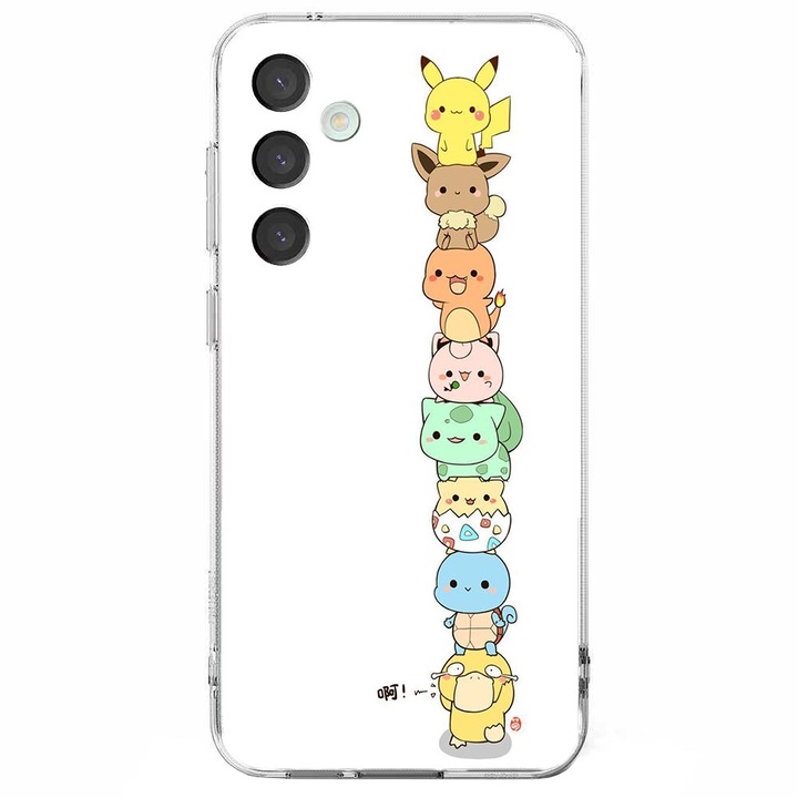Husa compatibila cu Samsung Galaxy S23, Viceversa, model Pokemon Tower, Silicon, TPU