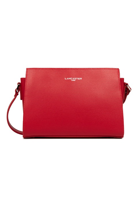 LANCASTER PARIS, Sierra Small Sierra keresztpántos bőrtáska, Korallszín