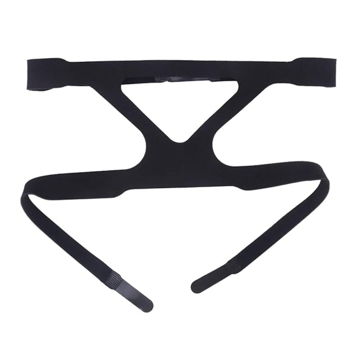 Curea pentru masca CPAP, Nybgyy®, Reglabila, marime Standard, universal, Negru