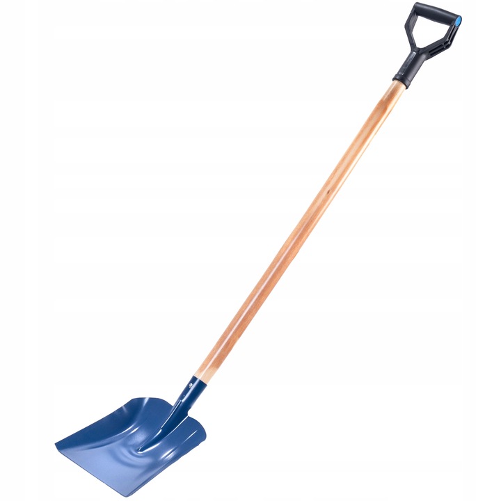 Lapát homok, kavics, föld KADAX, fa nyél, acélvég, 24x26,5cm, 135cm