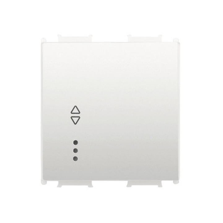 Intrerupator Cap-scara Simplu Thea Optima, Cu Lumina, Simbol Sageti Sus-jos, Alb