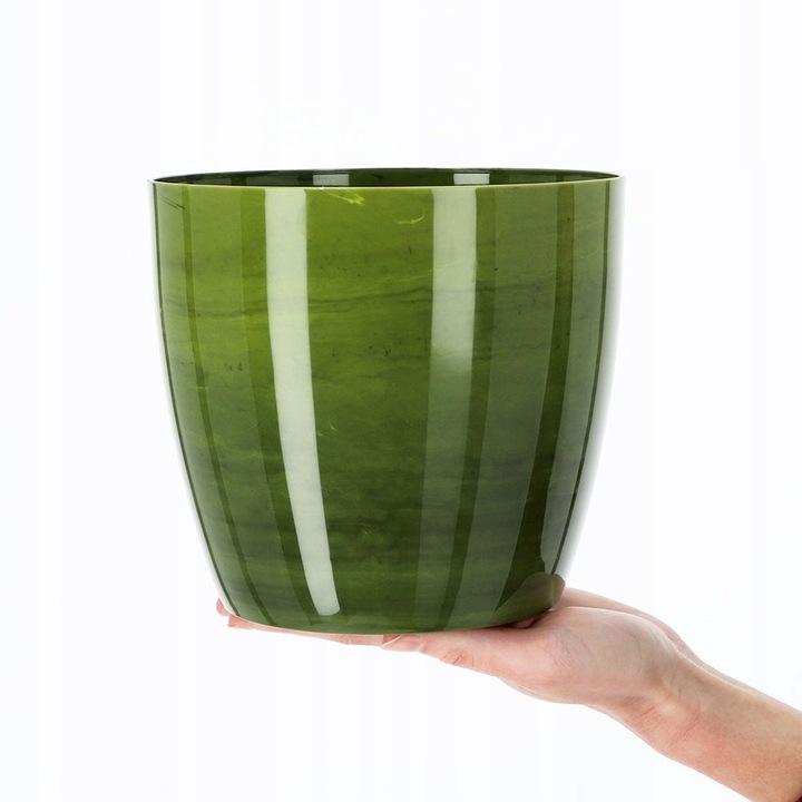 Саксии Kadax, пластмасови, зелени, 18x16 см