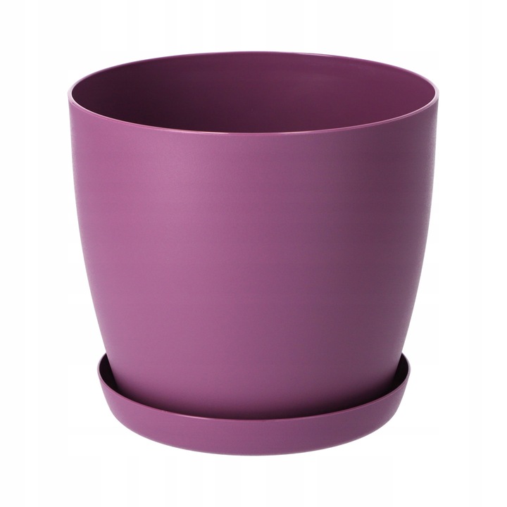 Саксия с опора KADAX, устойчива пластмаса, виолетова, 16x14.5см