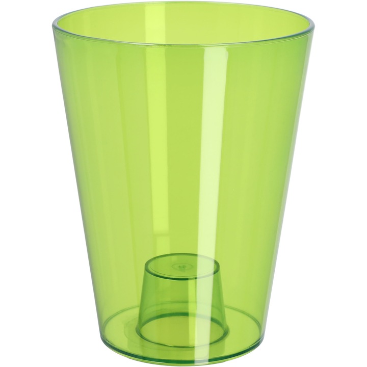 Ghiveci pentru orhidee, Kadax, plastic, verde, 12.7x16.3 cm