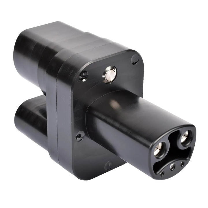 Adaptor DC standard european, compatibil Tesla Model S, 3, X, Y, tip 2 - CCS2 Combo, necesita retrofit