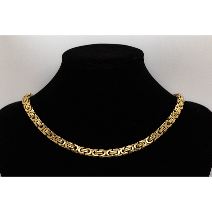 Lantisor Barbatesc Auriu din Inox OEM