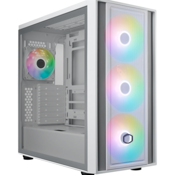 Carcasa, COOLER MASTER, ATX MasterBox 600, Alb