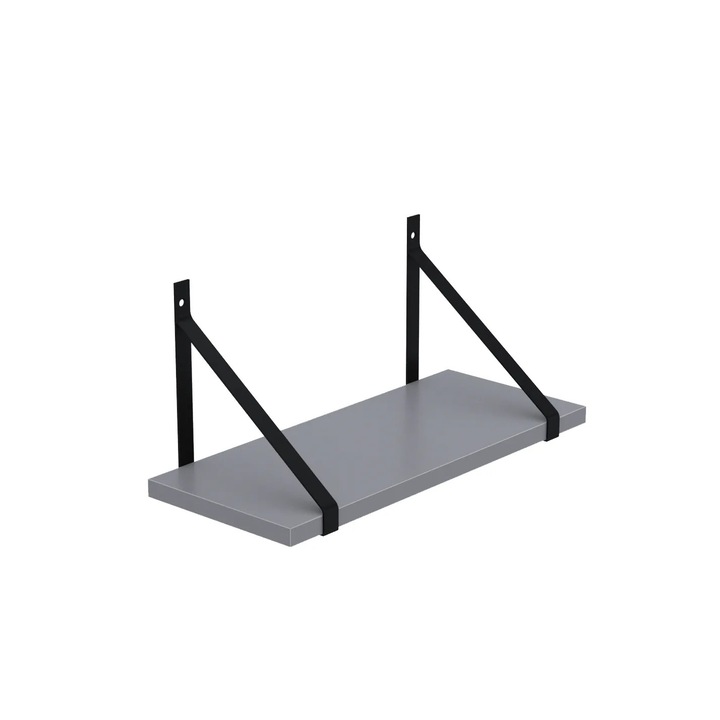 Raft GINO, AKKE, Gri grafit, 60x20