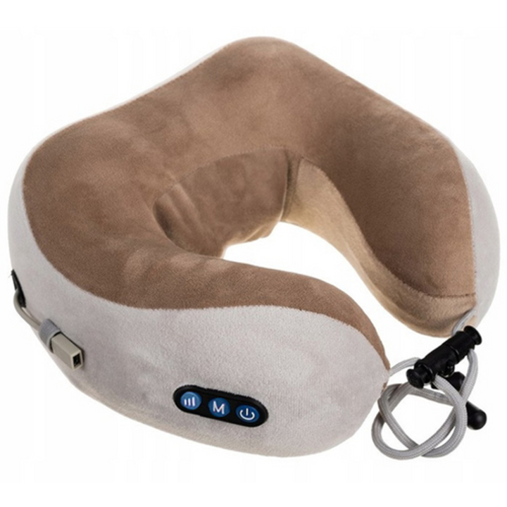 Shiatsu vezeték nélküli nyakmasszírozó, masszázspárna, VG