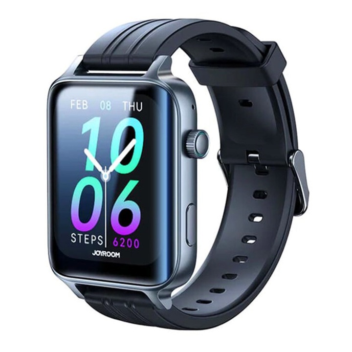 Ceas Inteligent HD 1.85 Screen, BLE5.3+BT3.0, Answer Call, Smartwatch IP68 Waterproof Performant, Memorie 128MB, Ultra-Long Battery Life 300mAh, Monitorizare Parametrii Vitali, AI Algorithm, 107+ Sports Modes, Negru