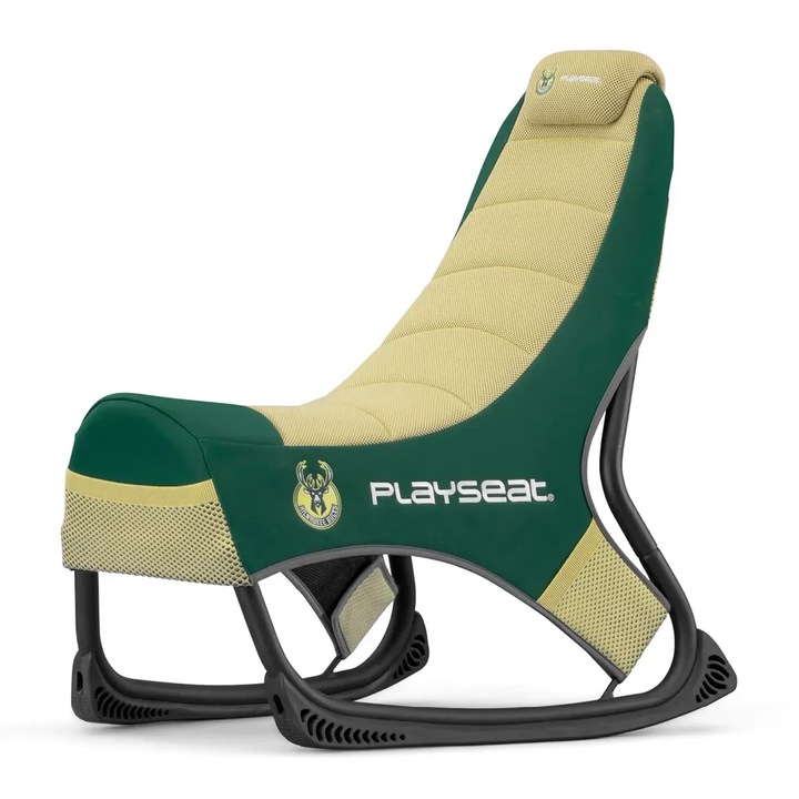 Геймърски стол Playseat Champ, зелен-zlt, 70x67x140см, до 122кг