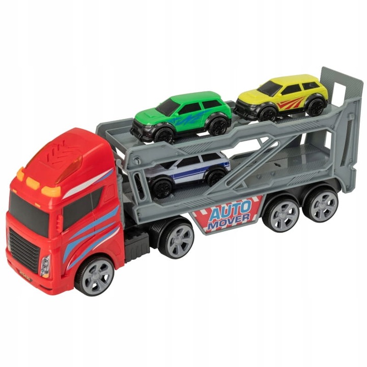 Кола, Dumel, Автовоз с 3 коли, 3 години +, За Момчета/Момичета, Пластмаса