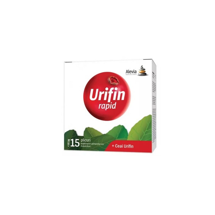 Urifin Rapid 15 plicuri si Ceai Urifin 20 plicuri, Alevia
