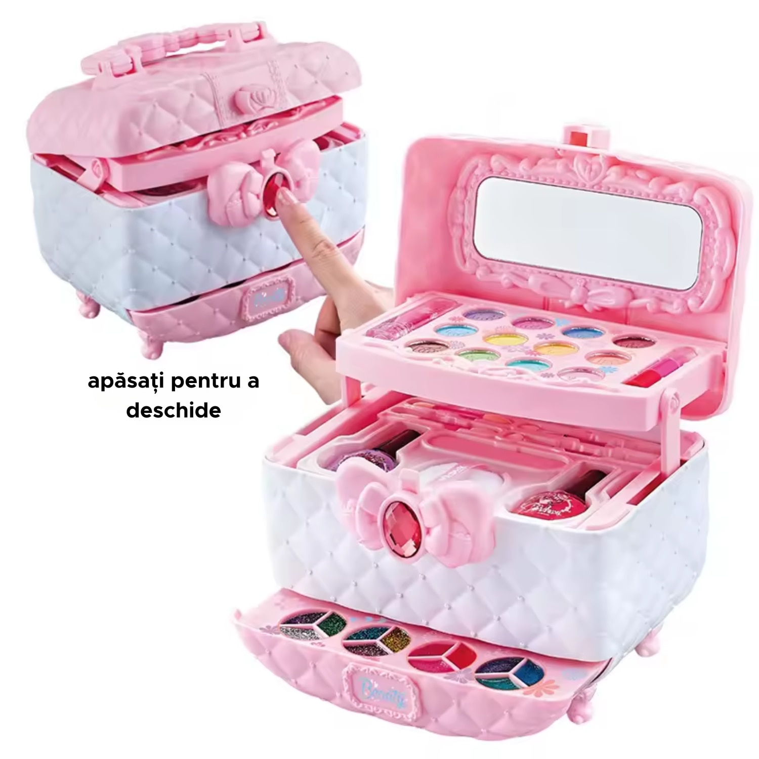 Trusa de machiaj pentru copii, Set Make-Up Simply Joy, cu 40 de