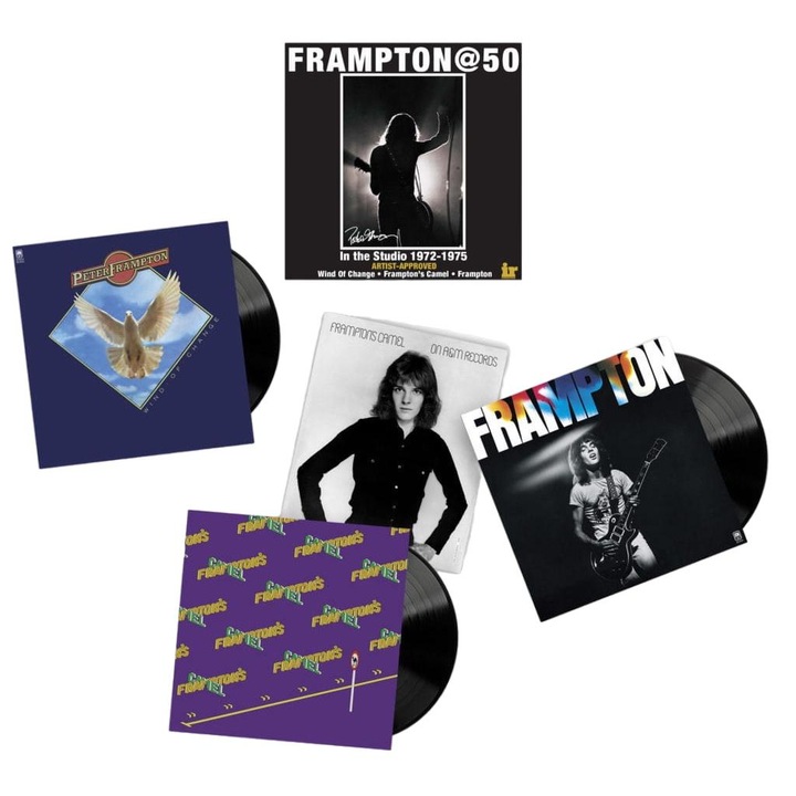 3-os bakelit készlet Frampton@50 - A stúdióban 1972-1975, Intervention Records, 2023, többszínű