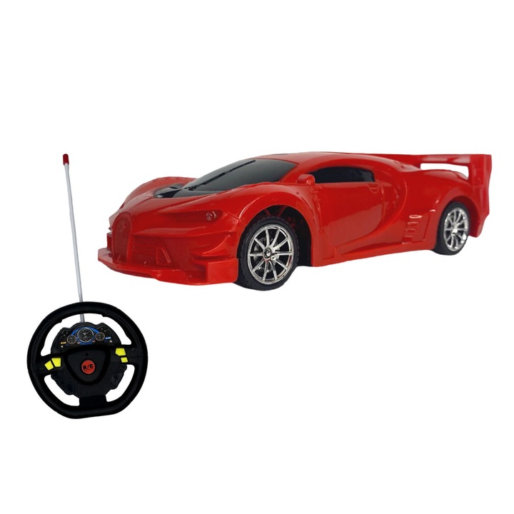 RC състезателна кола, SPEED CAR, 19 cm x 9 cm, червена, AM-22, мащаб 1:22, HAPPY JOKER