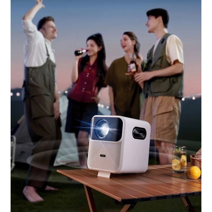 Wanbo Mozart 1 Okos Projektor 1080P Fizikai Auto-Fókusz Fehér