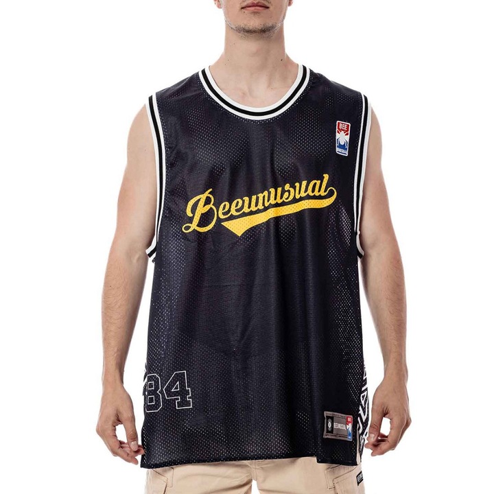 Maiou sport barbati, BEE UNUSUAL, Poliester, Negruqwfaxzg, Negru