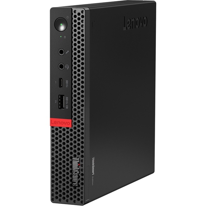 Мини компютър Lenovo ThinkCentre M920q с процесор Intel® Core™ i5-8500T до 3, 50 GHz, памет 16 GB DDR4, 512 GB SSD, интегрирано видео Intel® UHD Graphics 630, Windows 10 Pro