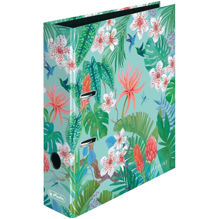 Класьор Herlitz, Макс. файл А4 7,5 см, Ladylike Jungle