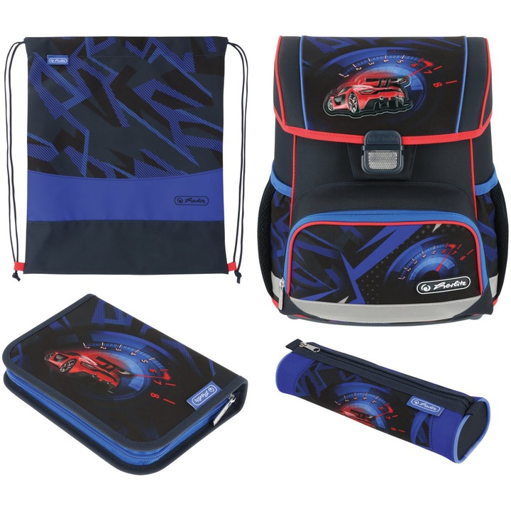 Раница Herlitz, Оборудвана с мотив Loop Plus, High Speed