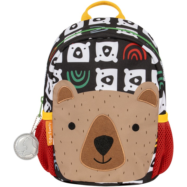 Ghiozdan Mini Dear Friends, Big Bear, Special Edition, negru, Tiger