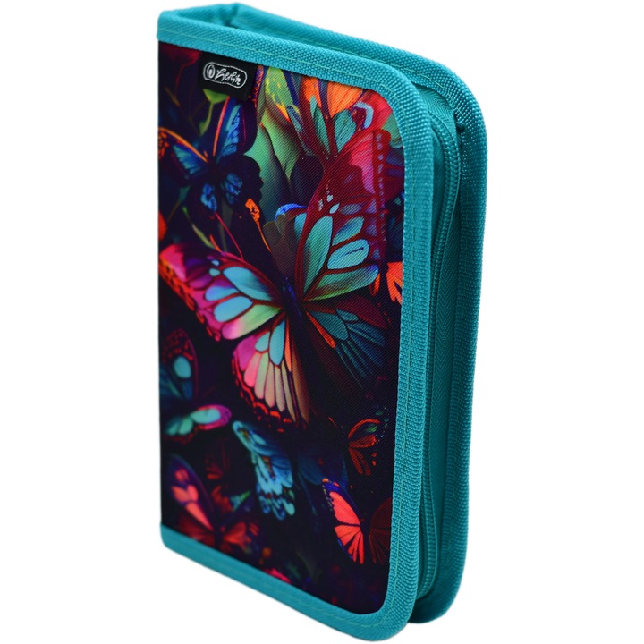 Penar Herlitz, neechipat cu doua clape, dimensiune 13,5 x 19,5 x 3 cm, motiv