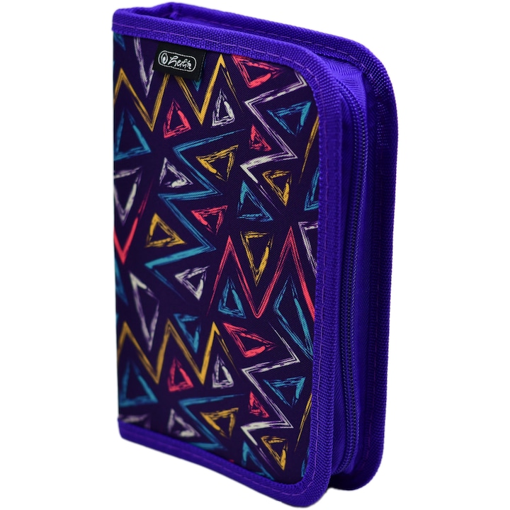 Несесер Herlitz, Необорудван, Размер 13,5 x 19,5 x 3 см, Мотив TRIANGLE