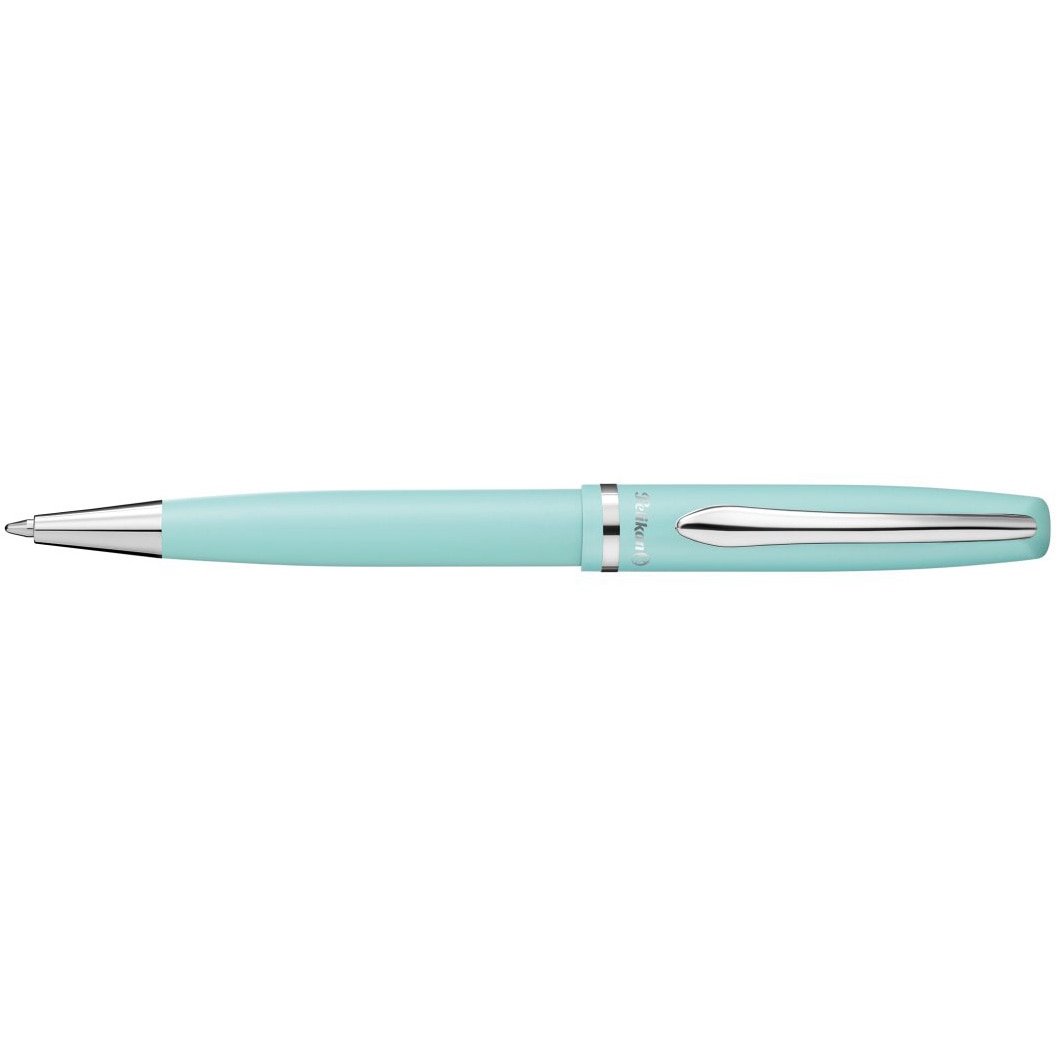 Pix Pelikan, metal Jazz Pastel, mina albastra, culoare menta, in cutie carton