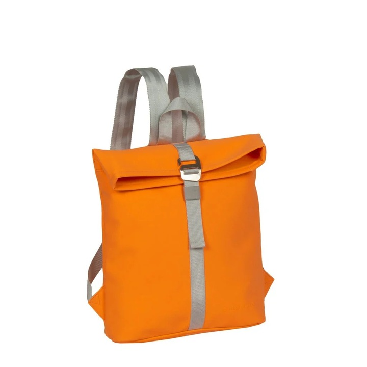 Rucsac New Rebel, Mart-Los Angeles Rolltop Mini, dimensiuni 27x8x33 cm, culoare portocaliu neon