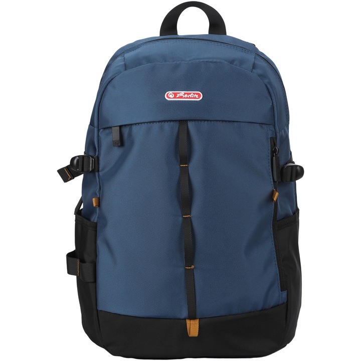 Rucsac Herlitz, Modern Fit, dimensiune 31 x 16 x 44 cm, albastru inchis